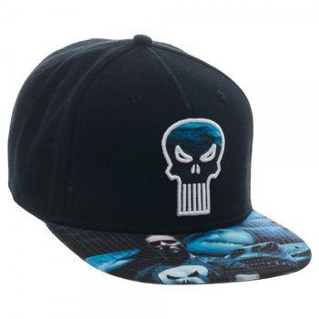 Polyester Sublimated Snapback Baseball Caps Skull Monster 3D Logo Anti Pilling