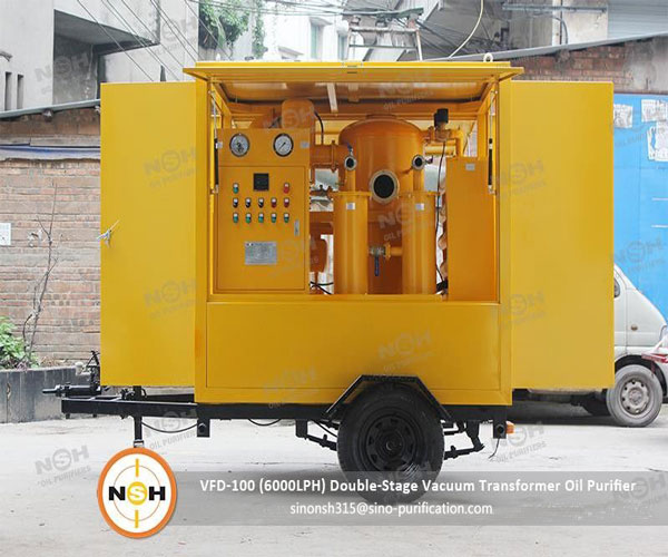 500L-Min Dehydration Vacuum Insulation Oil Purifier 380V 50Hz Transformer Fluid Treatment System