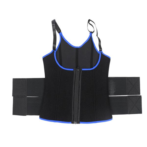 Double Compression Waist Trainer Vest Women'S Sauna Sweat Vest