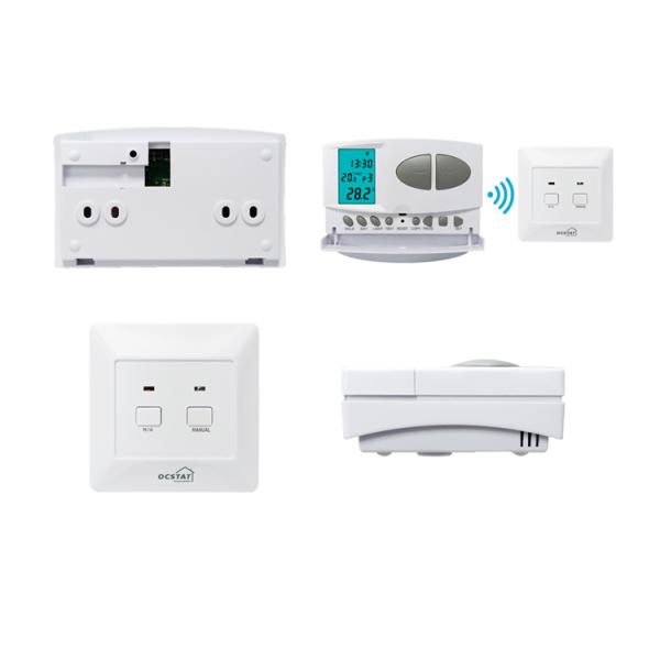 5 + 2 Programmable Digital Electronic Riseem Room Thermostat Water Heating  CE ROHS