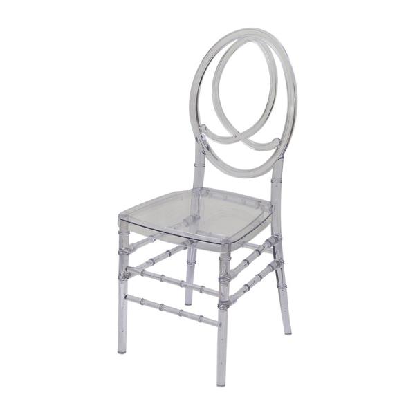 Transparent Gold Phoenix Chair Hotel Furniture Banquet Dining Event Chair Waterproof