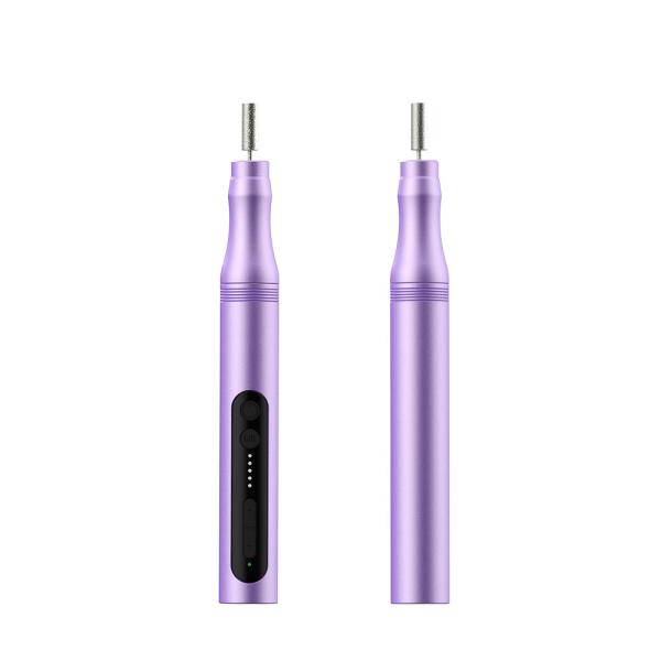 Carregamento por USB 5 modos Manicure elétrica Pedicure 6 Bits de perfuração Barulho baixo Forno de unhas elétrico portátil