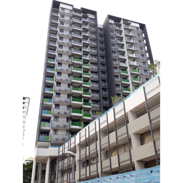 Balcony Window Colorless 12mm Heat Strengthened Laminated Glass