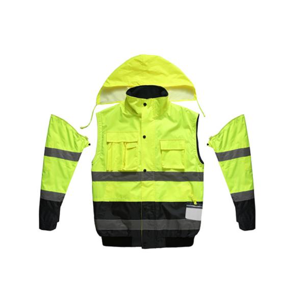 Рабочая одежда безопасности отражательного движения видимости куртки носки безопасности PPE водоустойчивого высокого предупреждая может быть подгонянным логотипом