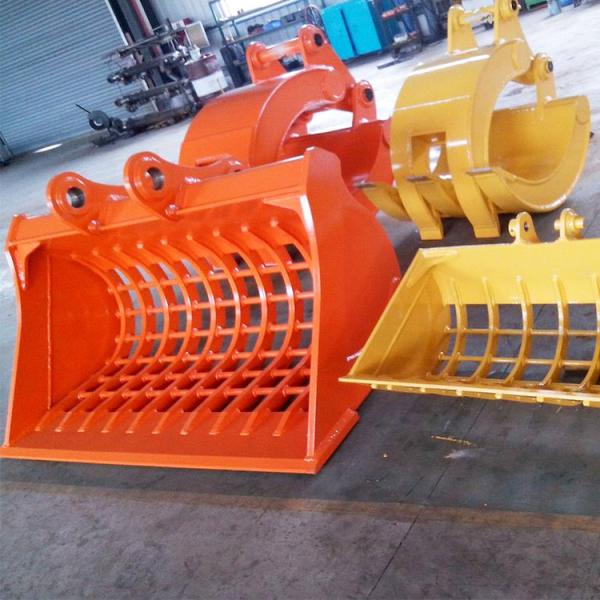 320 ZX330 Excavator Seive Bucket , OEM ODM Durable Skeleton Bucket