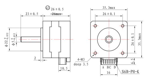 ネマ 14 ステップモーターハイブリッド技術 高精度 110 mN.m トーク 医療用