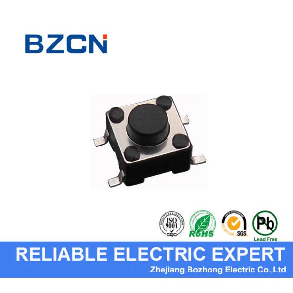 SMD Terminal Type Low Profile Tactile Switch , Surface Mount Push Button