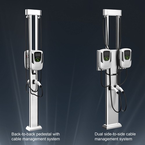 3 Phase 22KW 32A 4G Module Electric Vehicle Charging Station