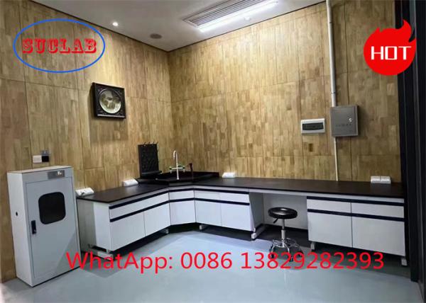 Chemical Resistant Laminate Lab Work Benches with Drawers Multiple Cabinets and Excellent Customer Service