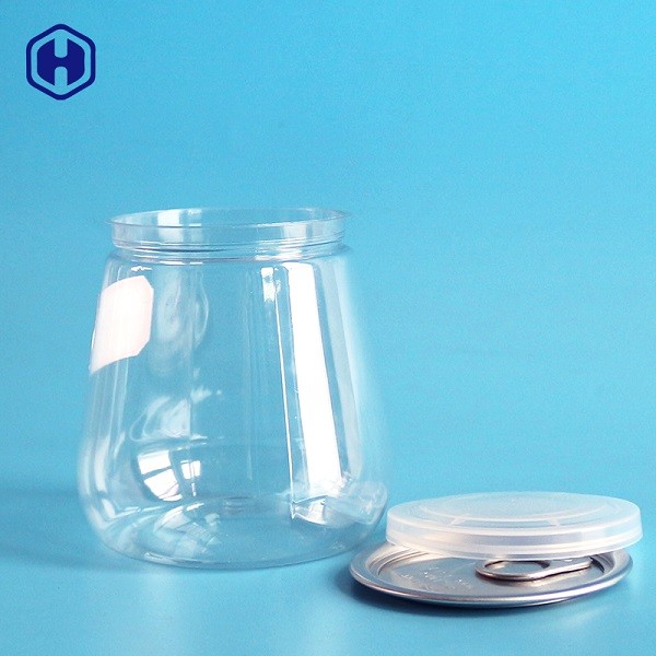 Pagoda Style Clear Plastic Cans Dry Food Keep Plastic Biscuit Containers