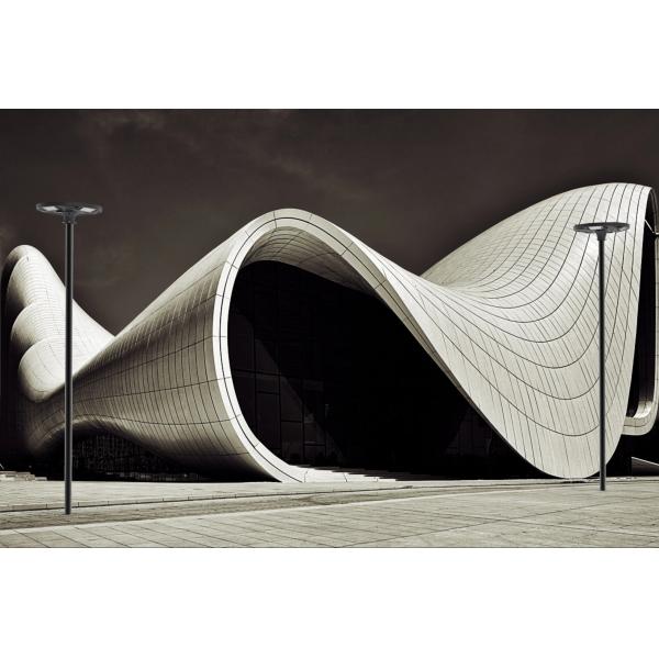 Outdoor 12V 30Ah 150lm/w Solar LED Garden Lamp 30W 2050lm