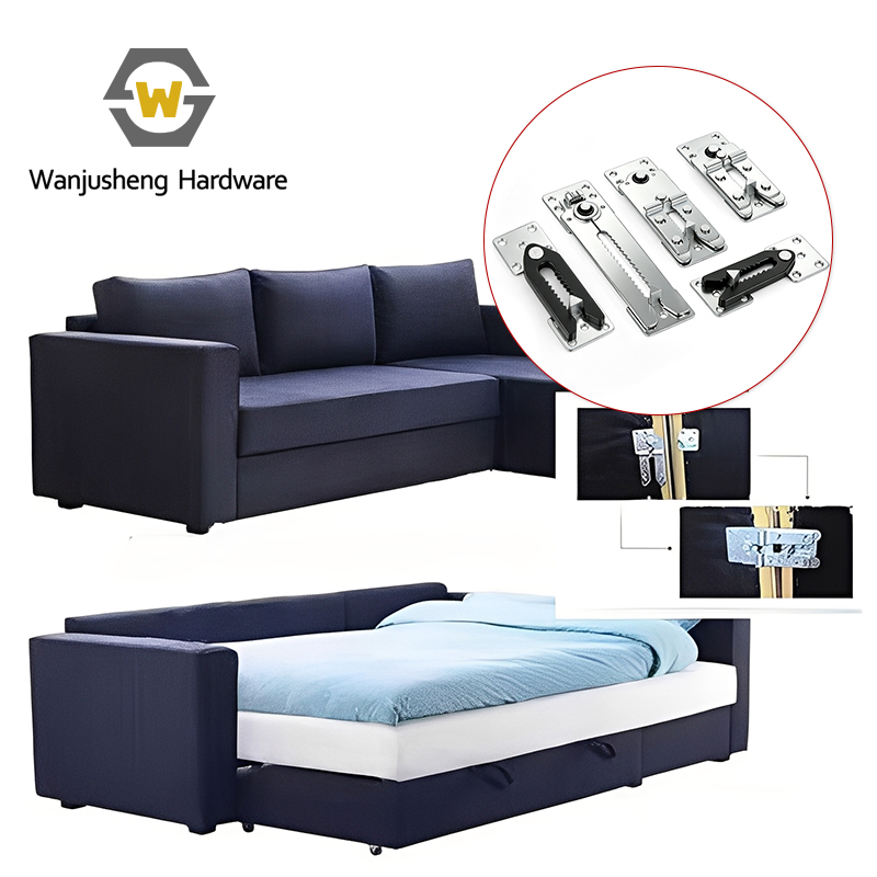 Factory Direct Sale Metal Sofa Triangle Connector Base Alligator Mouth Hinge Furniture Hardware Fastener Accessories