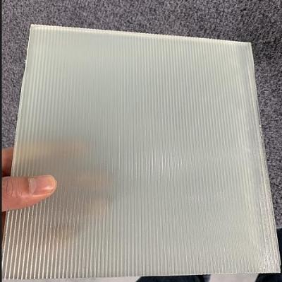 6.35MM Clear Tempered Break Proof Window Laminate Reed Glass 3660 X 2250MM