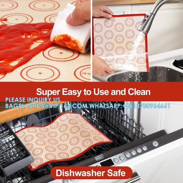 Silicone Baking Mat Roll -16IN X 10FT Non Stick Heat Resistant Food Grade Baking Mats, Reusable Freeze Dryer Mat
