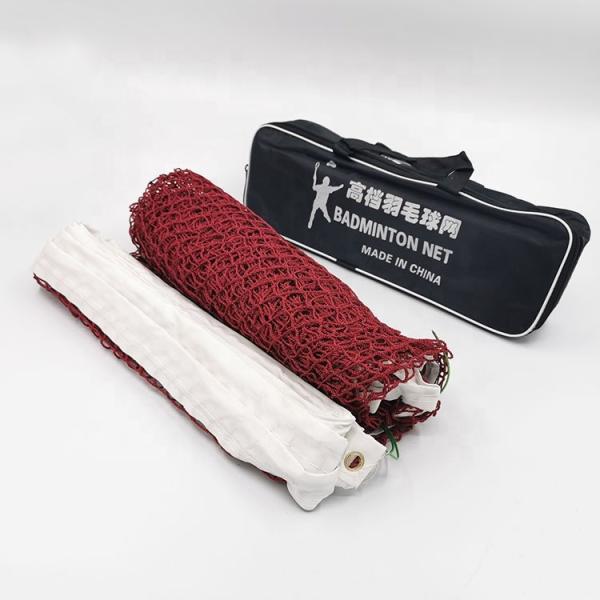 Durable Polyester Thread Portable Badminton Net Set Binding