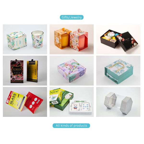 Caixa de empacotamento do cartão da gaveta com seda para a joia ou o pacote cosmético