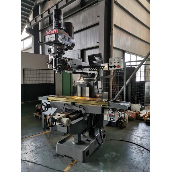 Three Axis Turret Milling Machine 127mm Sleeve 6VB 2100kgs Benchtop