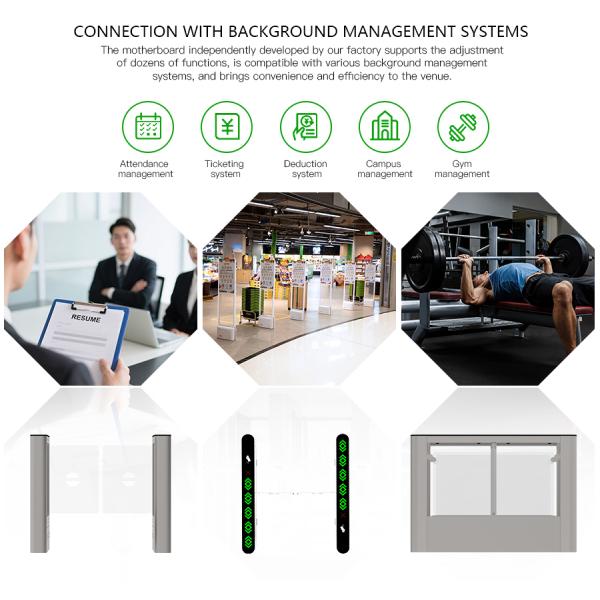 HCW Swing Barrier Turnstile Gate водонепроницаемая электронная автоматическая высокая безопасность для спортзала