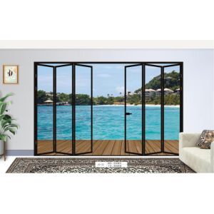China GRH Hurricane Proof Bulletproof Impact Aluminum Sliding Doors Large Balcony Sliding Glass Door Patio