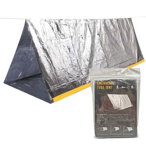 2-Person Emergency Survival Tent Water Safety Life Tent Shelter with Tube Tent &