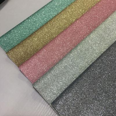 Parte traseira tecida Grey Glitter Wallpaper Fancy Embroidered firme de Flexbile da estabilidade