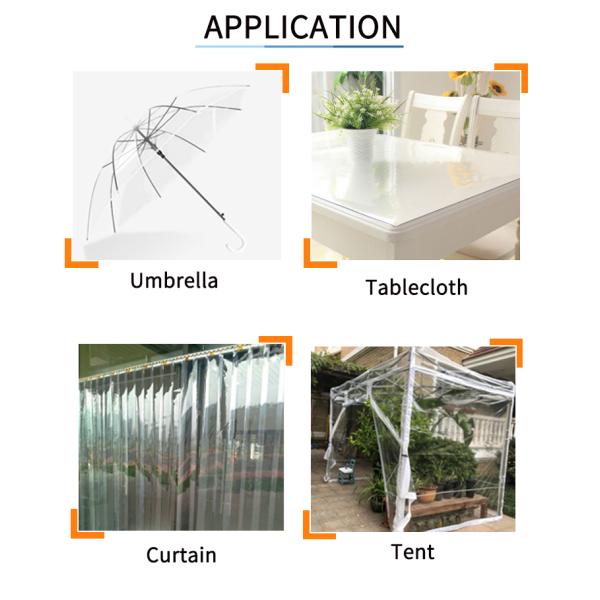 Сверхмягкая пластиковая прозрачная пленка для упаковки прозрачная виниловая упаковка