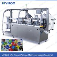 Catégorie humide de la CE de machine de tissus de paquet individuel sanitaire, machine à emballer humide de chiffons de désinfection 100bags/min