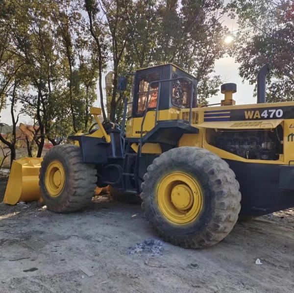 WA 470 Komatsu Usado Front End Carregador Usado Carregadores de Roda Potentes