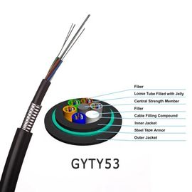 GYTY53 Armoured Fiber Optic Cable 2-144 Core Single Mode