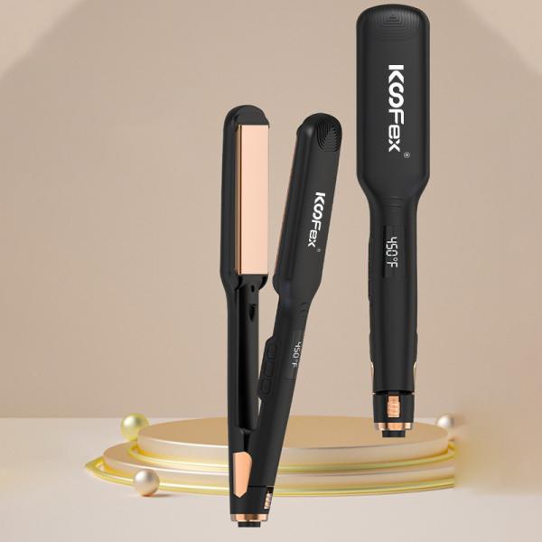 Logotipo feito sob encomenda quente elétrico do Straightener 65W do cabelo da placa profissional do PTC