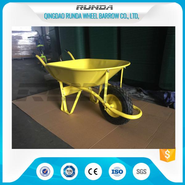 Steel Tray Home Hardware Wheelbarrow 78L Water Capcaity 4.00-8 Wheels For Cart