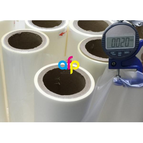 20 Micron Matte Lamination Roll , Soft Matte Plastic Film 381mm*2000m 445mm*3000m