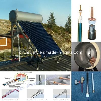 Sistema de caldeira de aquecimento solar de 100L 150L 200L 240L 250L 300L com marca-chave solar En12976