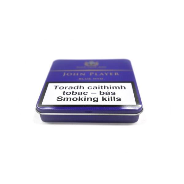 2 сигары части коробки олова с крышкой серебра шарнира свернутой внутренностью вне