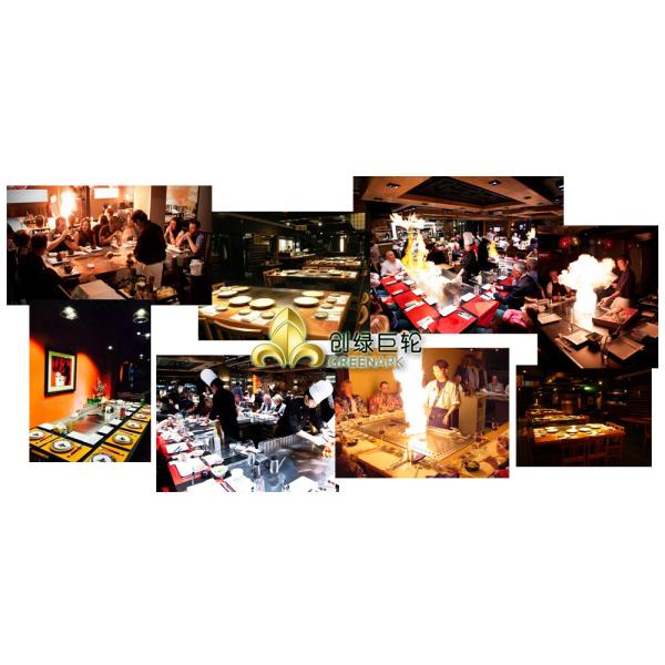 Материал нержавеющей стали гриля теппаньяки 11 места коммерчески электрический