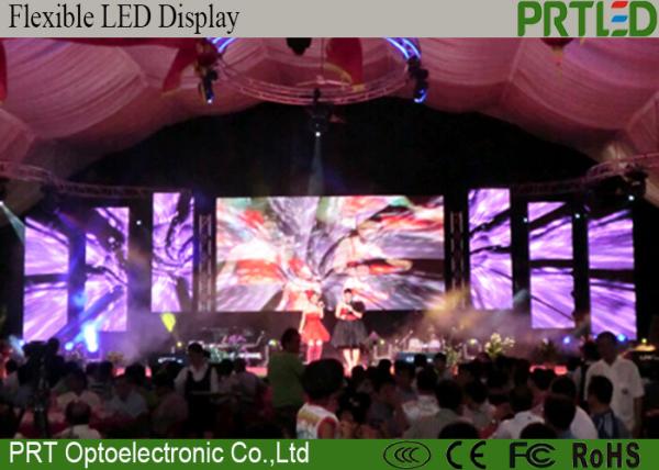 Waterproof Flexible LED Display P12.5 Indoor / Outdoor Event Soft LED Mesh Curtain