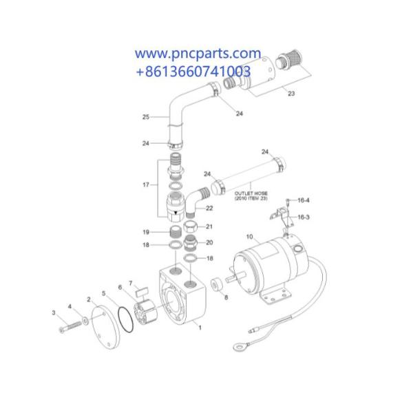 фильтровальный насос насоса R210-7 перевозки горючего 21N6-20313 для Hyundai R300-9