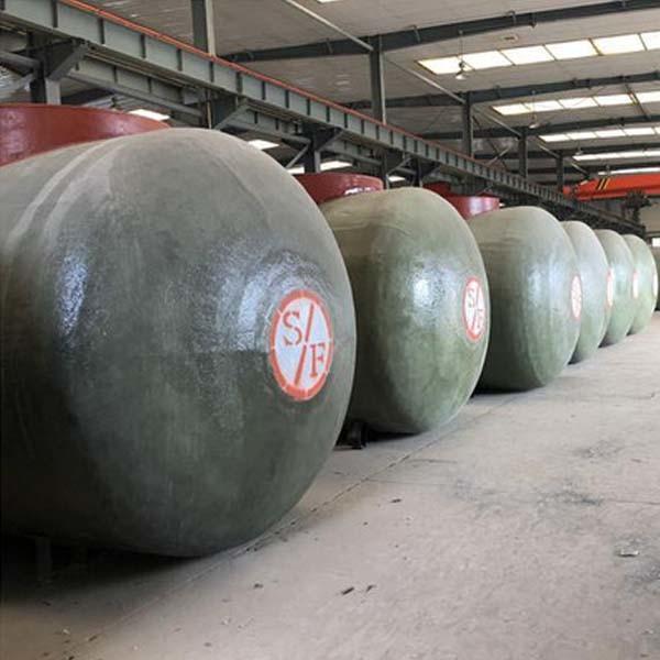 Fibra de vidro parede dobro 40c do tanque de armazenamento do fuel-óleo de 60000 litros no subsolo