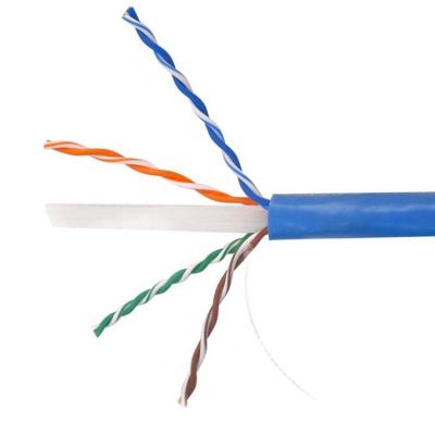4 Pair Ethernet CAT6 Blue LAN Cable 305 Meter 23AWG UTP Solid Bare Copper