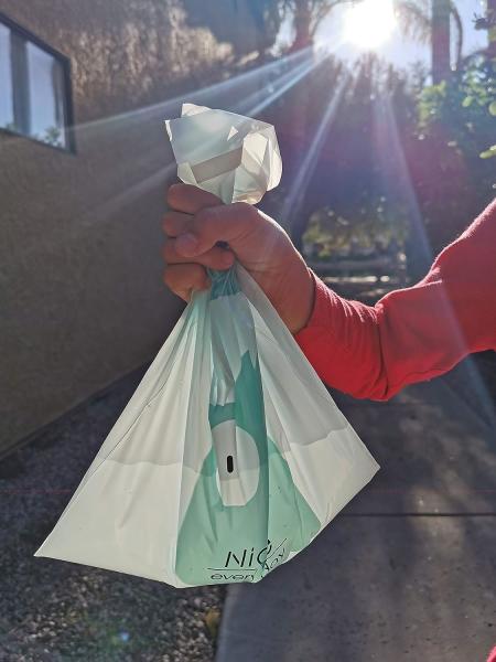 Biodegradable Easy Stick-On Disposable Car Trash Bag, Compostable Cornstarchbag Leakproof Vomit Bag, Kitchen Storage Bag