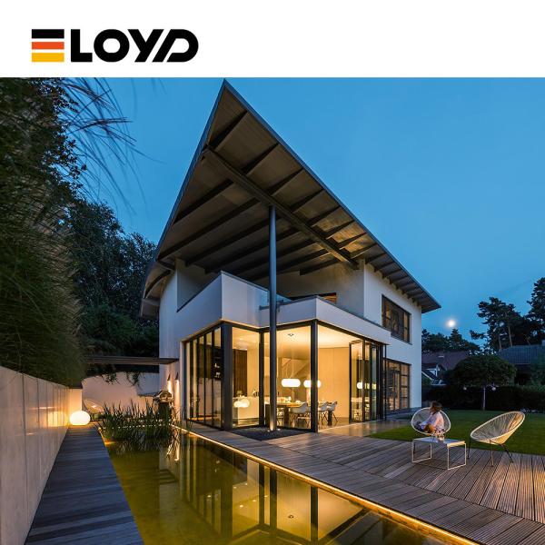 Waterproof Double Glass Aluminum Sliding Patio Doors Bi Fold French Doors Hurricanproof