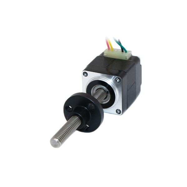 2mm Threaded Rod Nema 8 Linear Stepper Motor 25/30mm Length 0.4/0.5A for Manufacturing