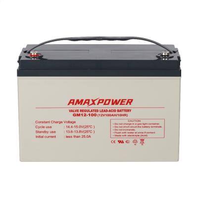 AGM 12v 100ah Deep Ups Backup Battery SMF Maintenance Free