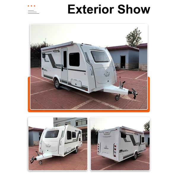 Normes australiennes de caravane de camping-car hors route de caravane de voyage de fibre de verre d'autoroute