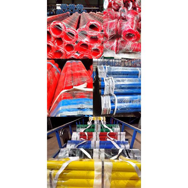 Color Plastic Coated Steel Pipe Customizable Inner and Outer Plastic-Coated Composite Steel Pipe