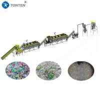Usine de recyclage de bouteilles en plastique PET