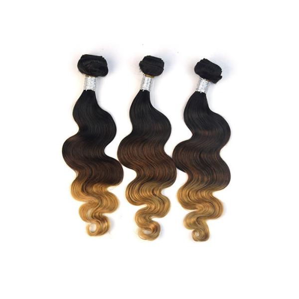 Grade 6A+ Ombre Virgin Peruvian Hair Bundles 14