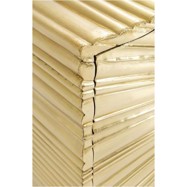 Low Wooden Mirrored Living Room Sideboard TV Stand