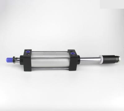 Adjustable Compact Pneumatic Cylinder High Precision Magnet Ring Strong Structure