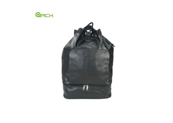 Nylon Zip Carbon Material Backpack Lady Sports Gym Bags